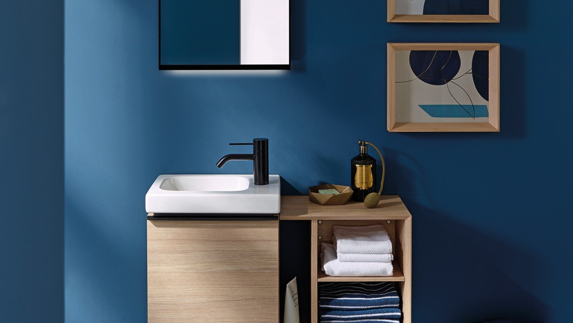 Movement and circulation areas are particularly important in small bathrooms