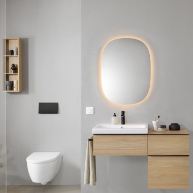 Geberit iCon vanity unit with side cabinet