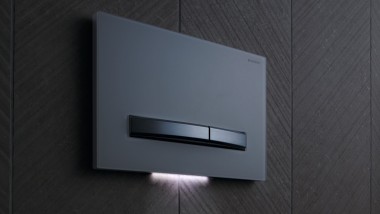Geberit Sigma50 in white with orientation light