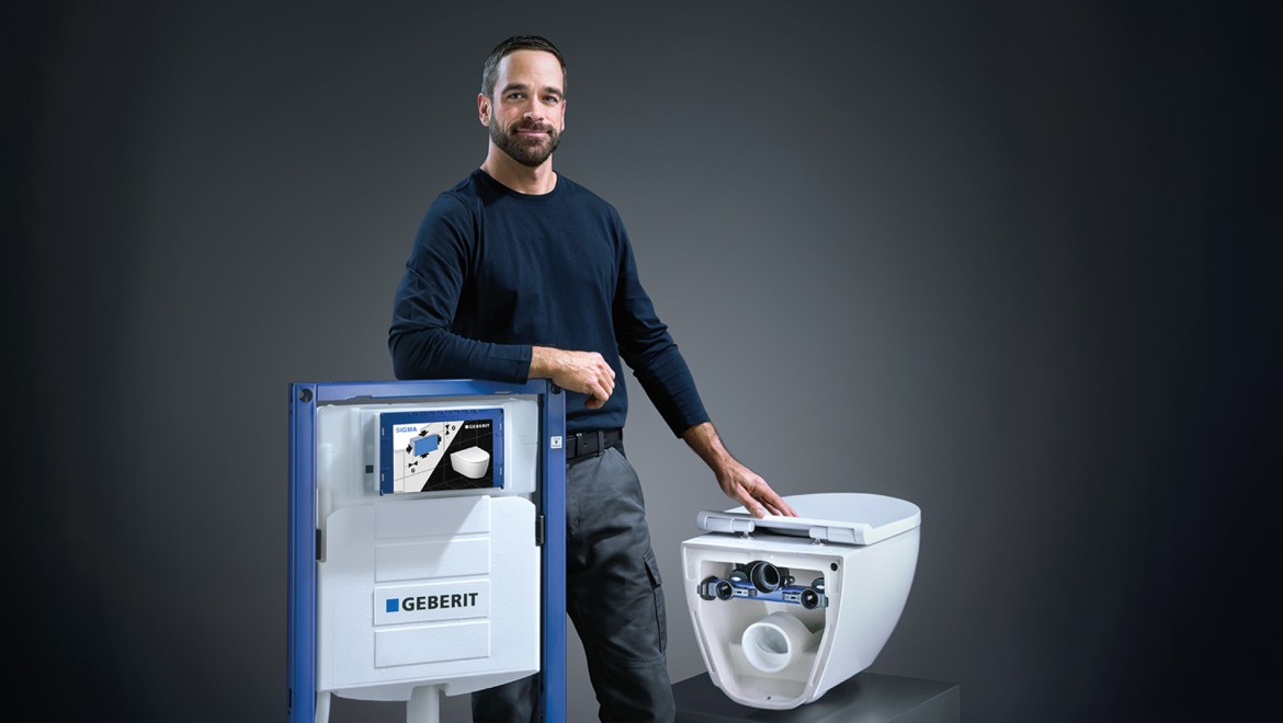 Geberit as a reliable partner for sanitary professionals