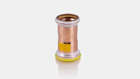 A Geberit Mapress Copper fitting for gas applications
