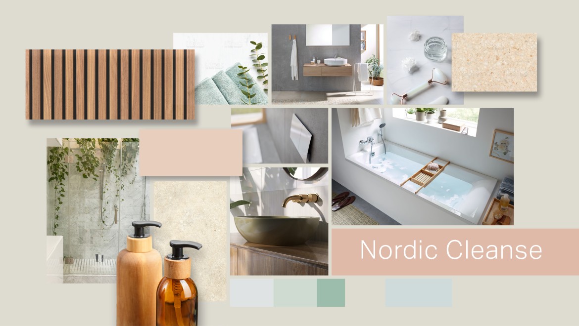 Geberit trend mood board Nordic Cleanse