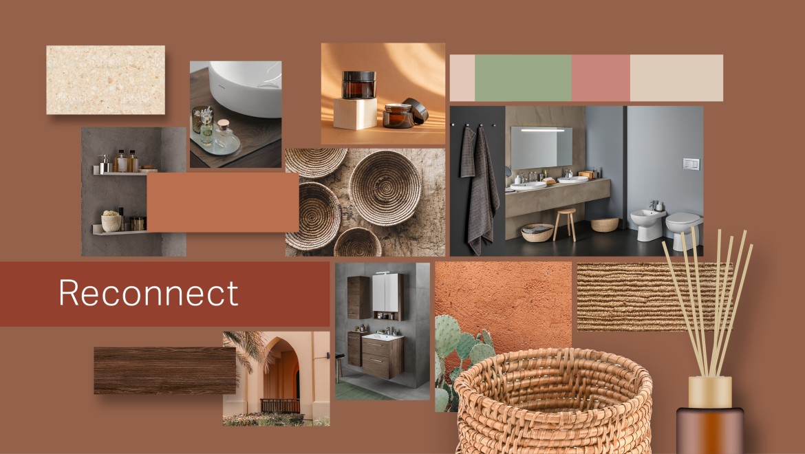 Geberit trend mood board Reconnect