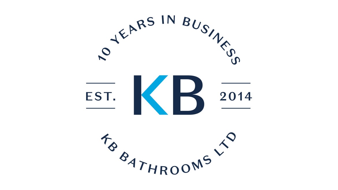 KB Bathrooms 10 Years logo