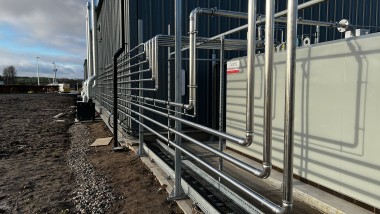 Mapress stainless steel installed as part of bespoke fuel storage system