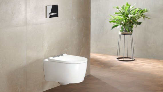 Geberit ONE WC with Sigma50 flush plate Geberit ONE WC with Sigma50 flush plate