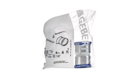 Geberit Mapress Stainless Steel, LABS-free are supplied individually packaged Geberit Mapress Stainless Steel, LABS-free are supplied individually packaged