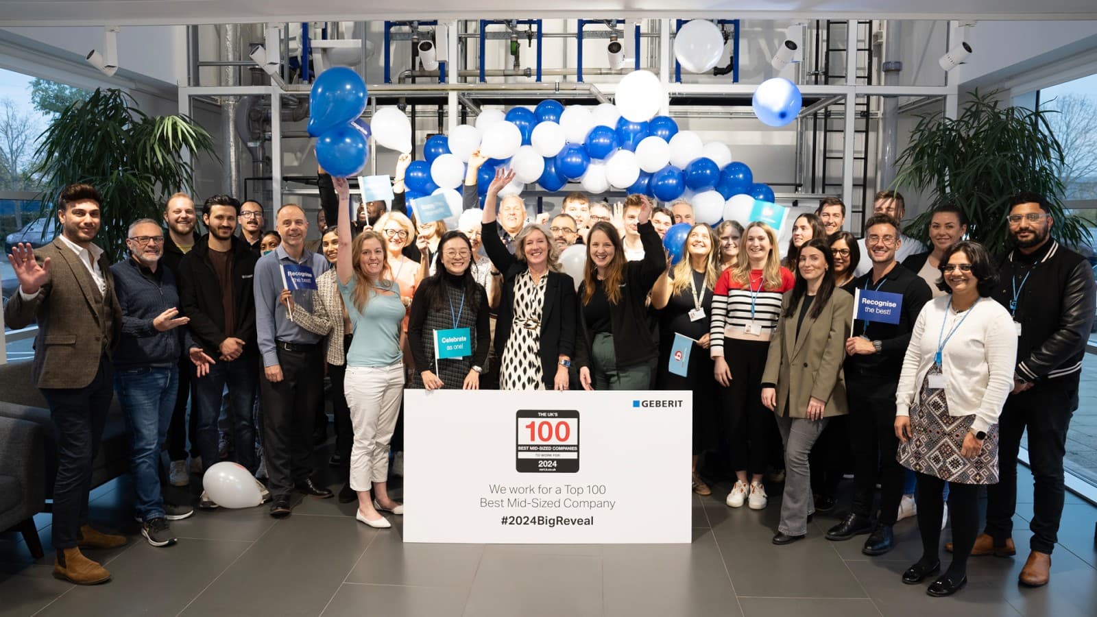 Geberit UK Achieves ‘Outstanding’ 2 Star Accreditation from Best Companies
