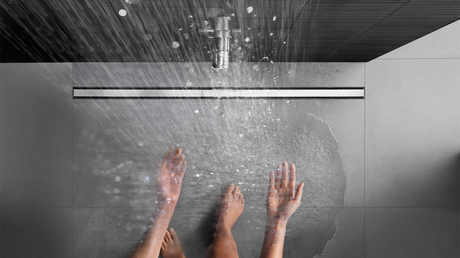 Geberit shower channels of the CleanLine series Geberit shower channels of the CleanLine series