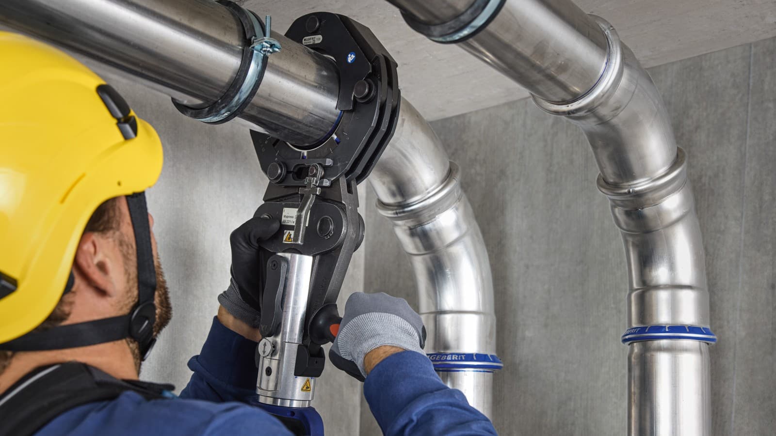 Press connections are quick, easy and clean to install Press connections are quick, easy and clean to install